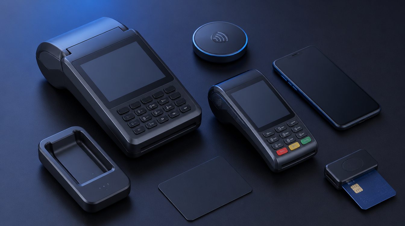 Lineup of modern payment hardware